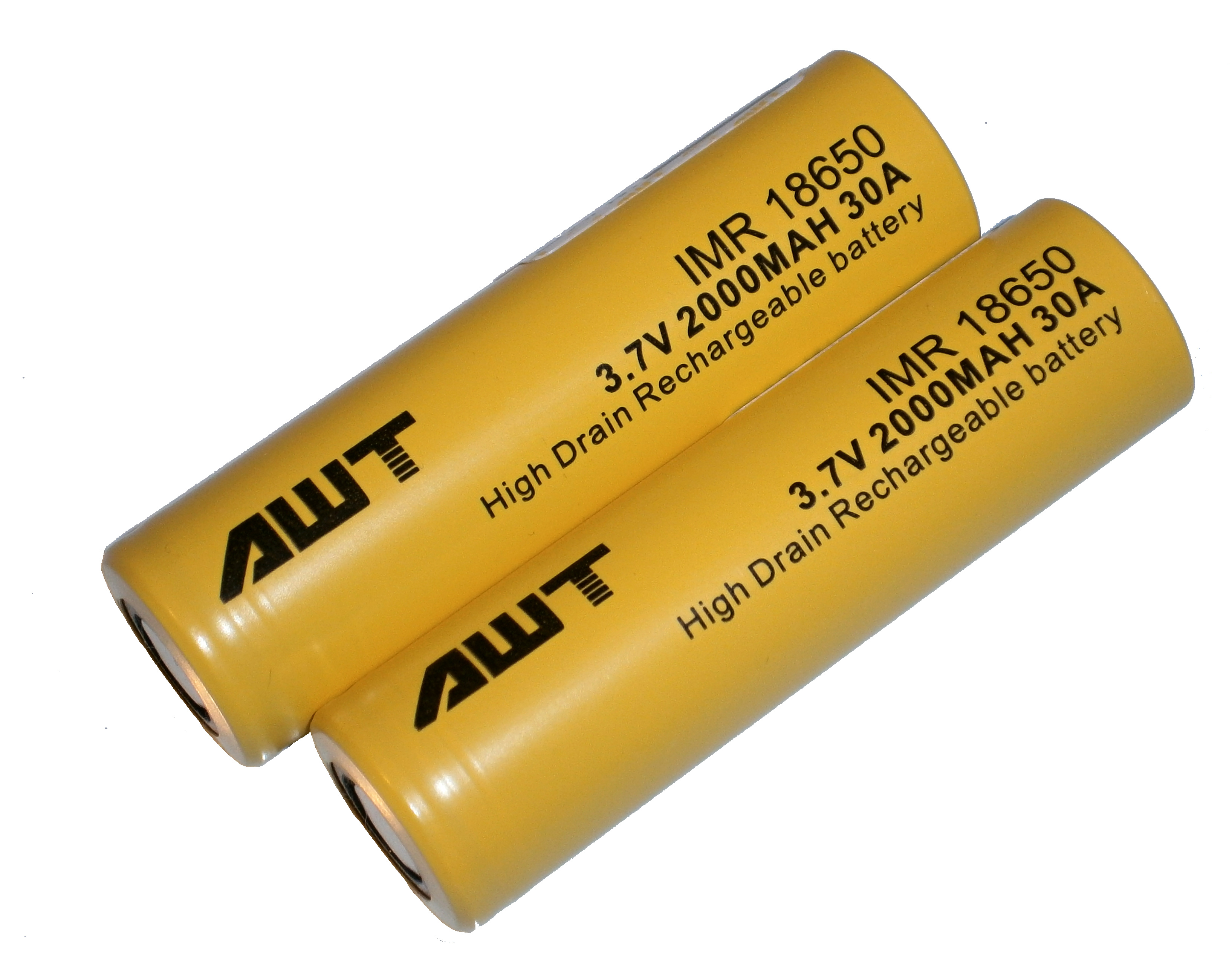 Aweite 18650 2000mAh Li ion lanky repase baterii battery packy na miru